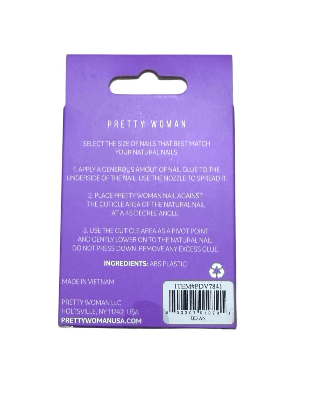 Pretty Woman Oval Nude Black Outline Press On Nails Vegan 12 Count New