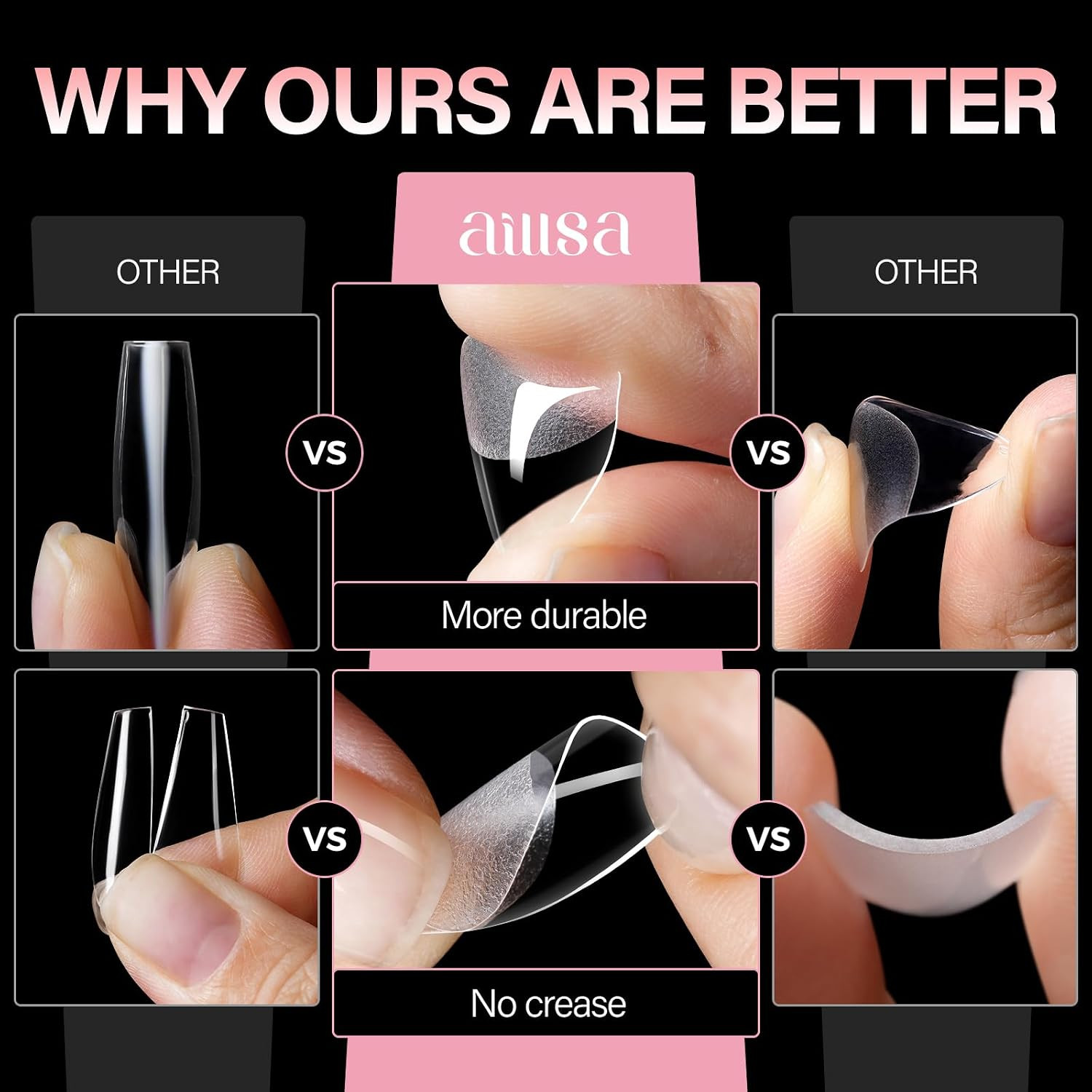 Extra Short Almond Nail Tips Nail Extensions for DIY Beginners | 12 Sizes 120Pcs