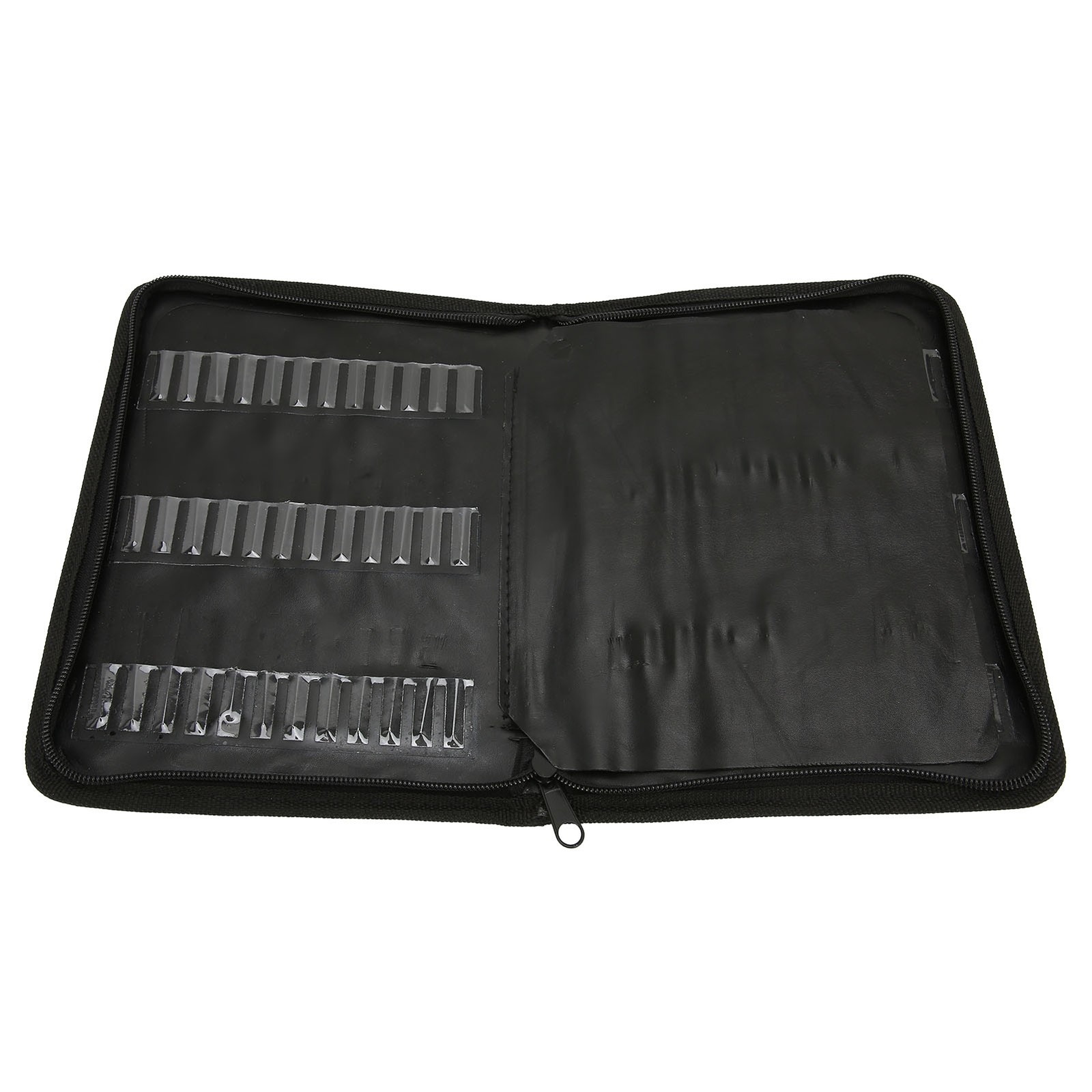 Nail Drill Bits Storage Bag Large Capacity Dustproof Portable Nail Drill Bits