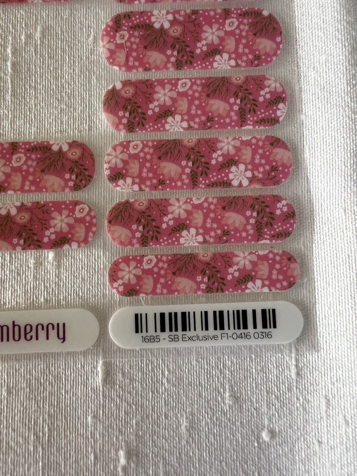 Jamberry Nail Wraps, Happy Birthday, Icy Rose Polka, Neutral Tiger, SB F1-0416