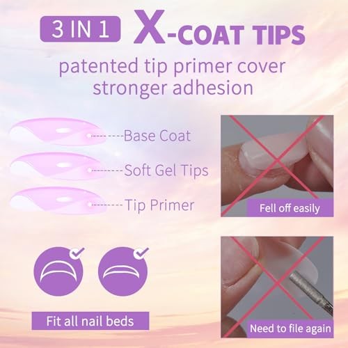 150Pcs Black French Tip Press on Nails Medium Coffin Fake Nails 0812 0812-011