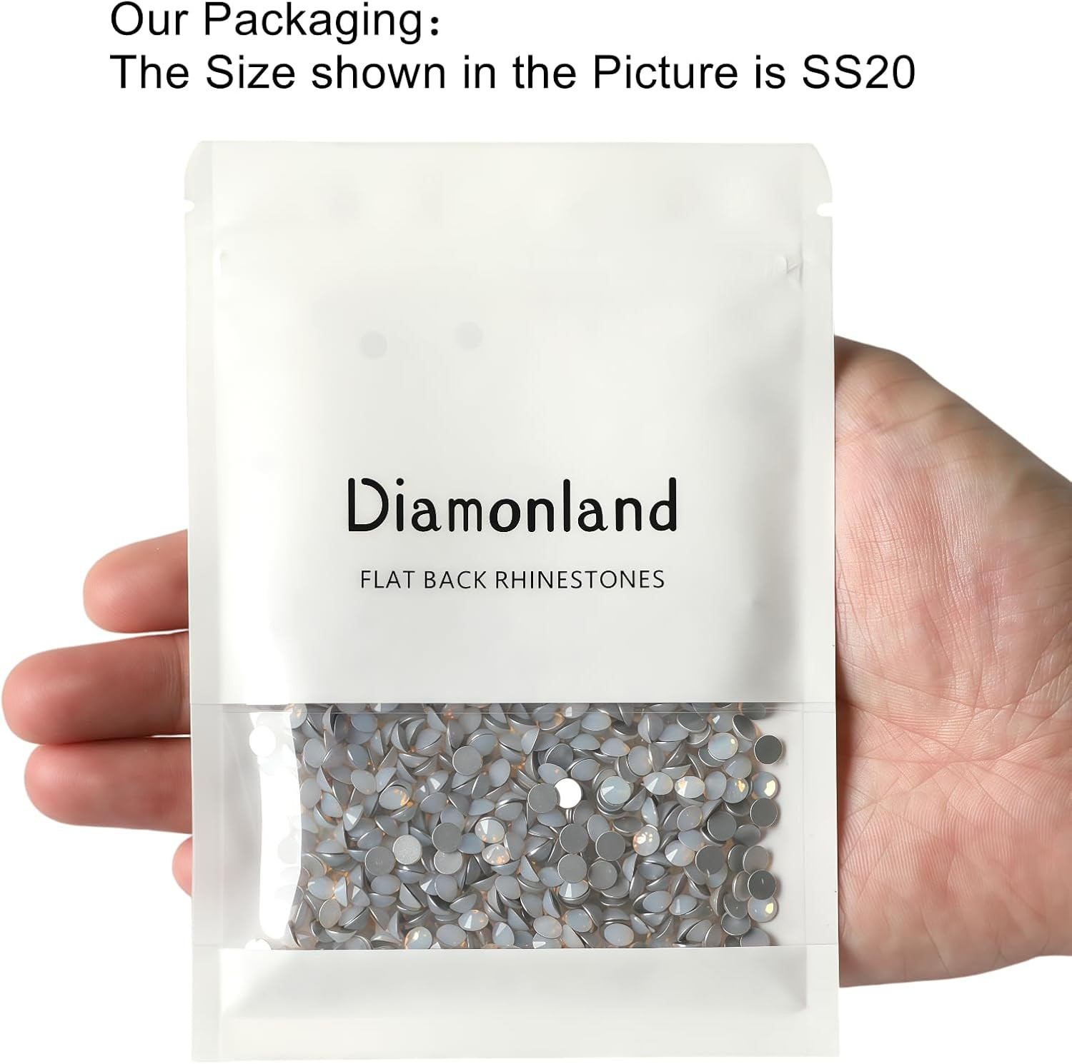 Flatback Glass Crystal Rhinestones Rounds Gems for Bedazzling Nails Art Crafts D