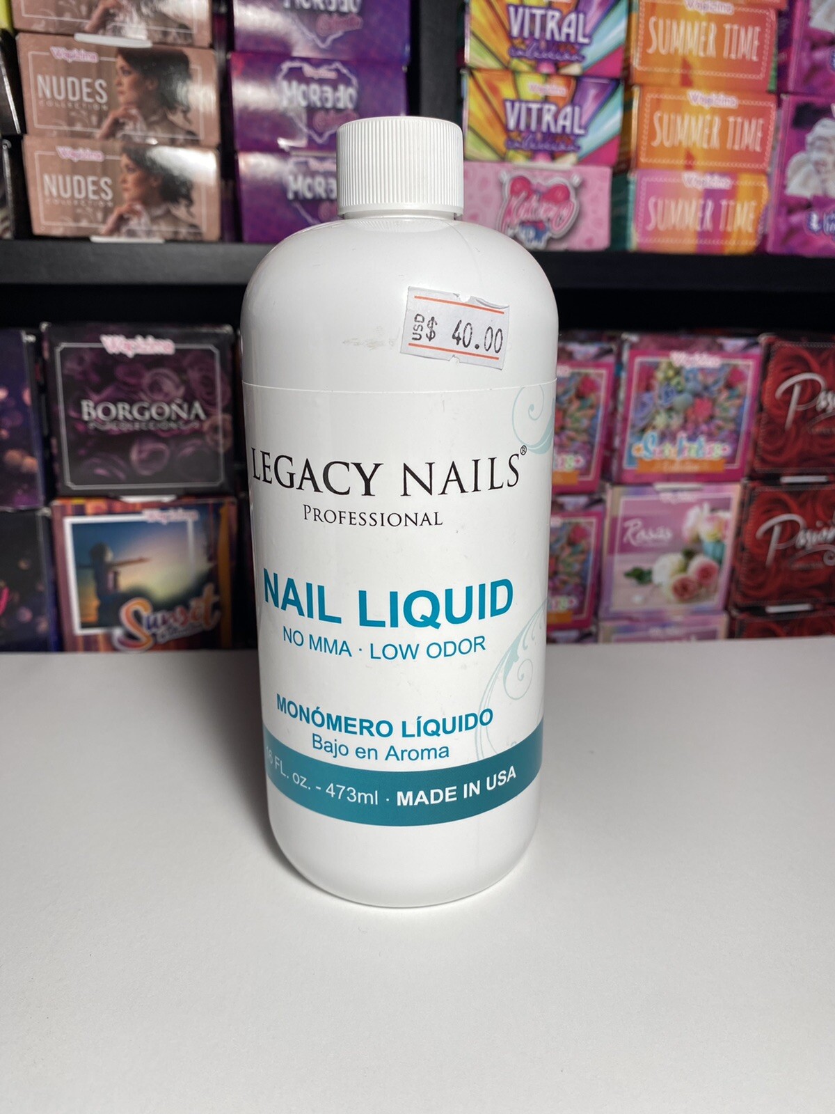 16oz Legancy Nail Liquid Monomer for Professional Acrylic Nail System-MADE USA