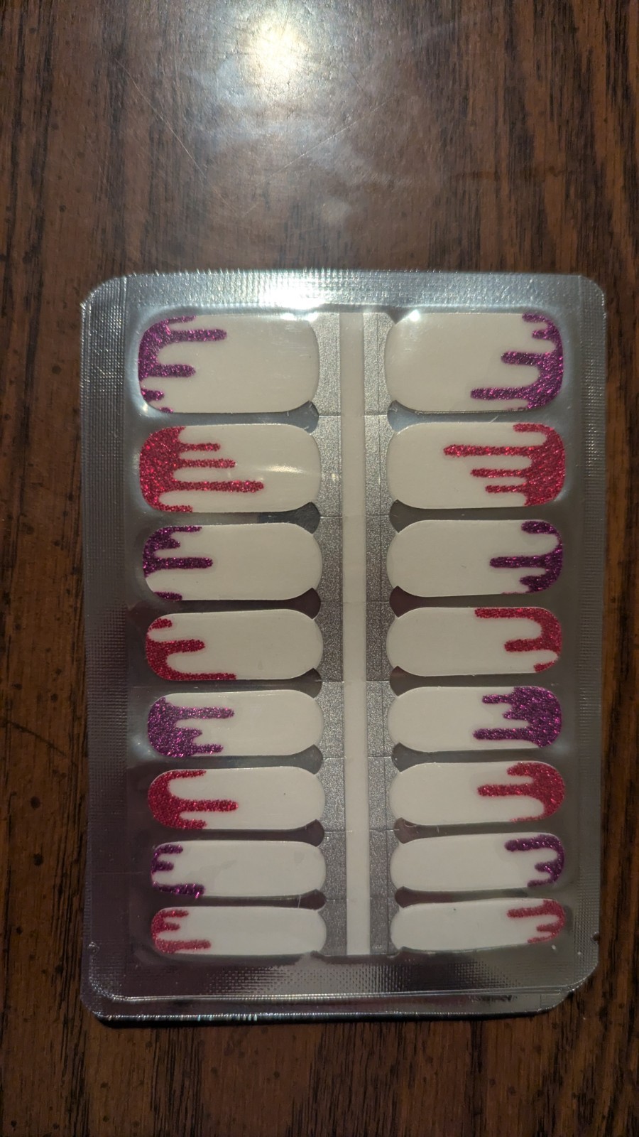 Set Of 10 Random Nail Wraps And Overlays