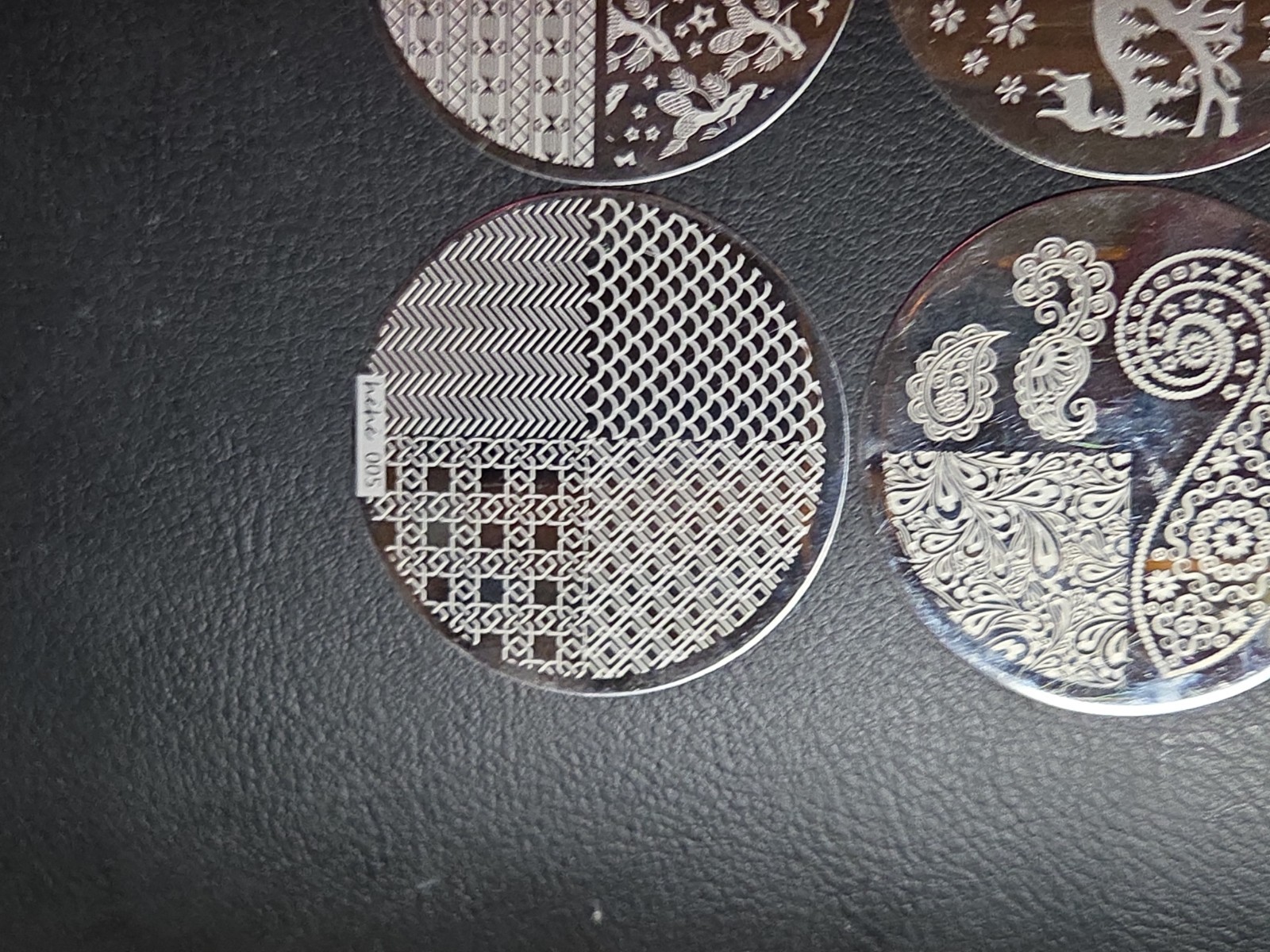 23 small Round Nail stamping plates
