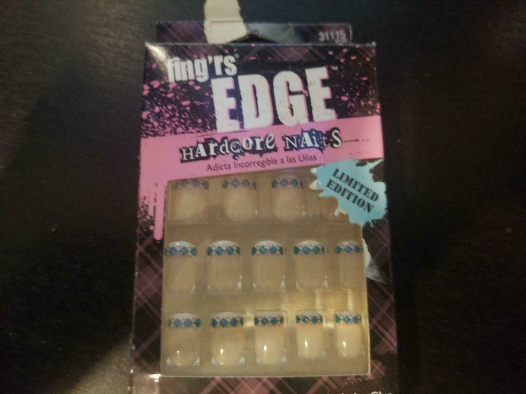 FING’RS EDGE Fashion Nails/Hardcore Nails 24 count (choose ) NO GLUE!!!!
