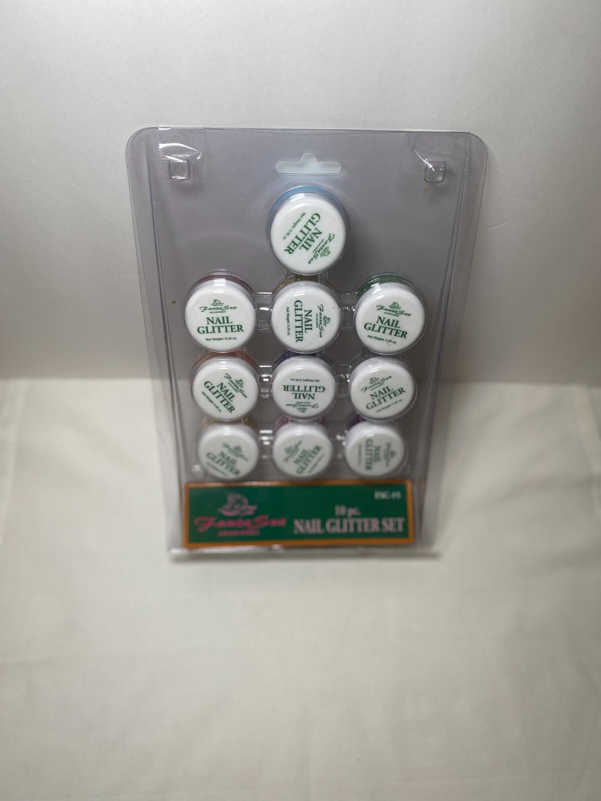 10 Piece Nail Glitter Set