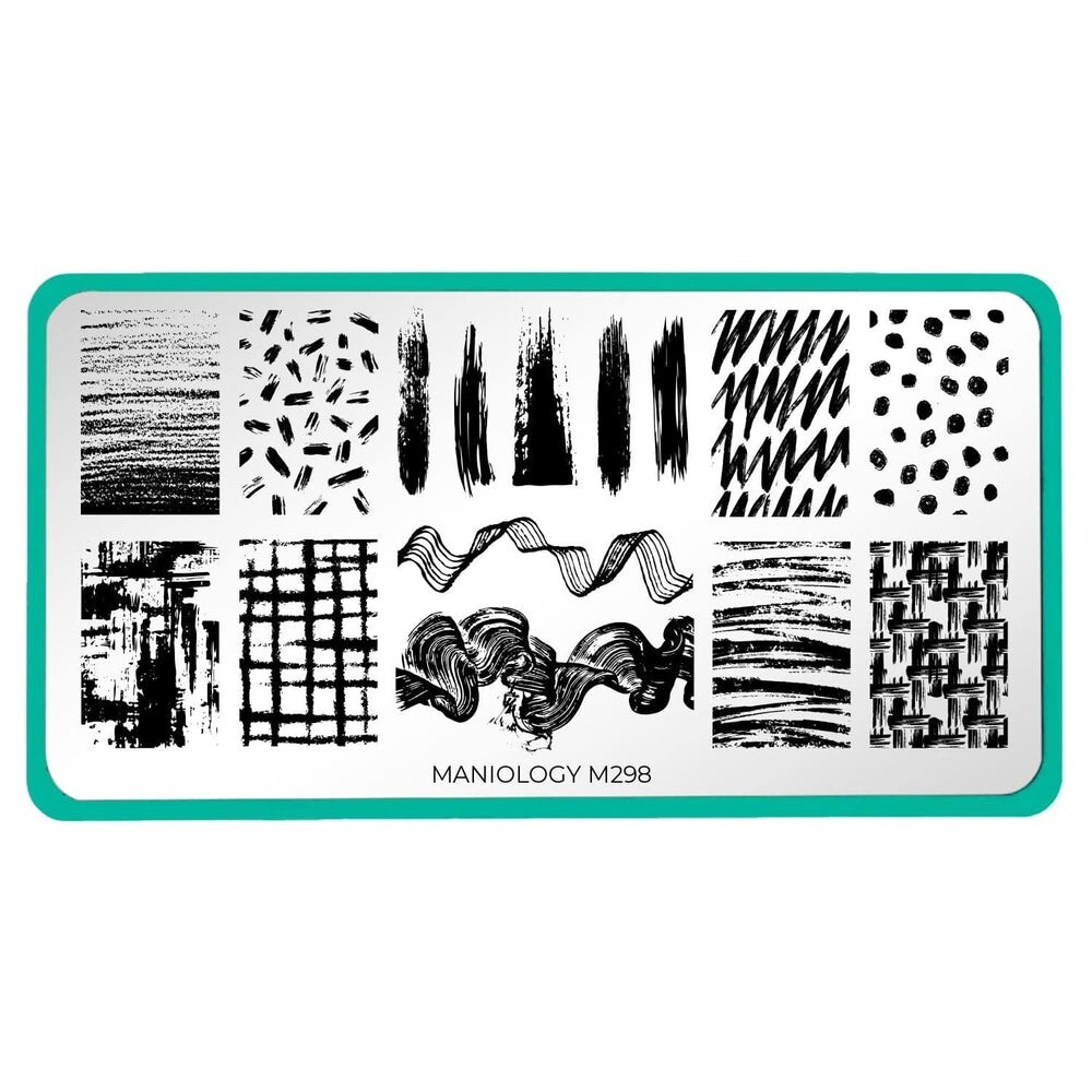 M298 Maniology Nail Stamping Plate