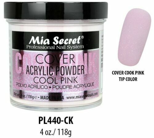 Mia Secret Acrylic Powder Cover Cool Pink Trendy Nail Polish Powder 4 Ounce