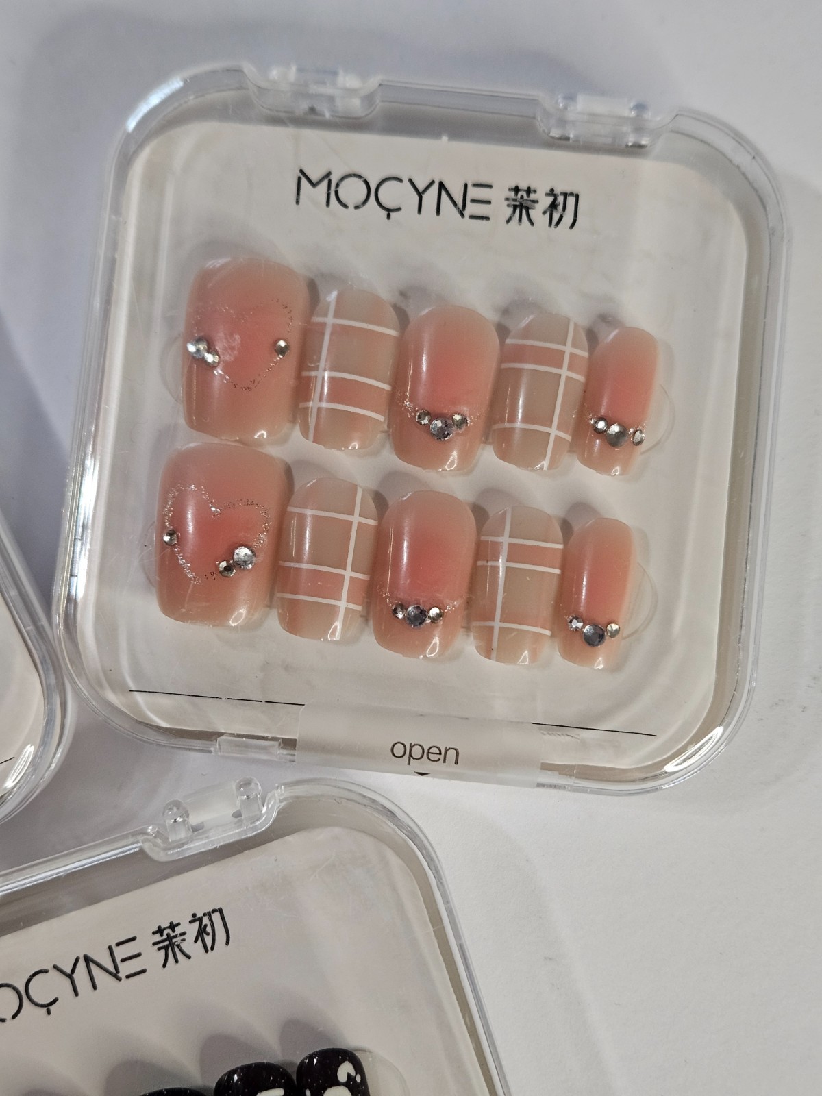 Lot of 3 MOCYNE Boutique Press-On Nail Kits – Short Square NIB