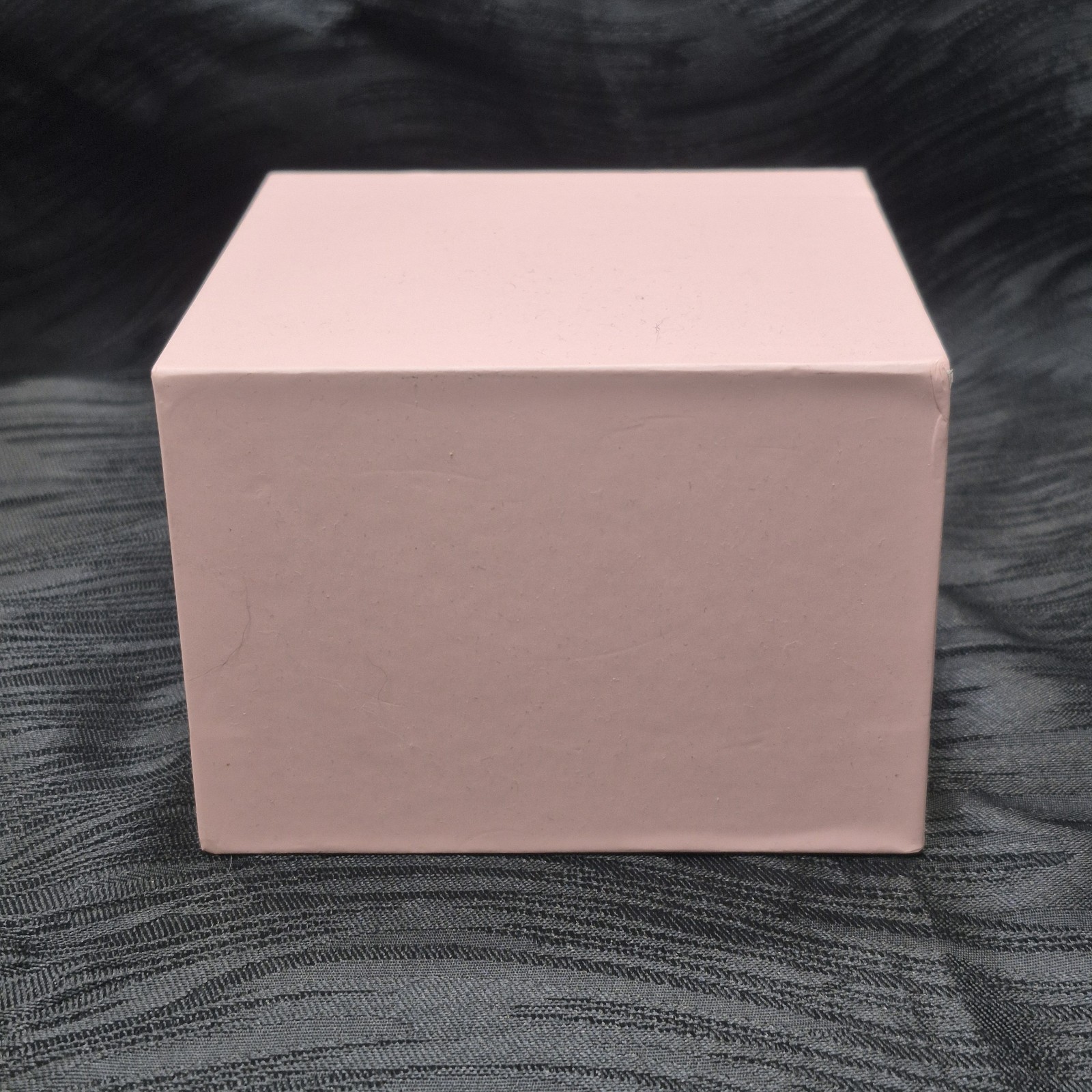 Square Pink Glass Dappen Dish W/Lid Original Box Nail Technician Acrylics GelS