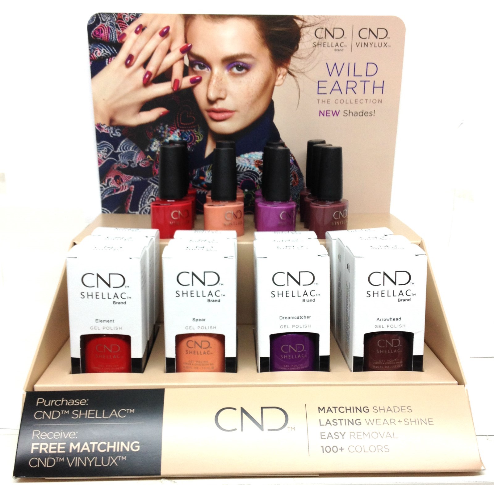 VINYLUX – CND Nail Polish .5oz – WILD EARTH 2018 Collection