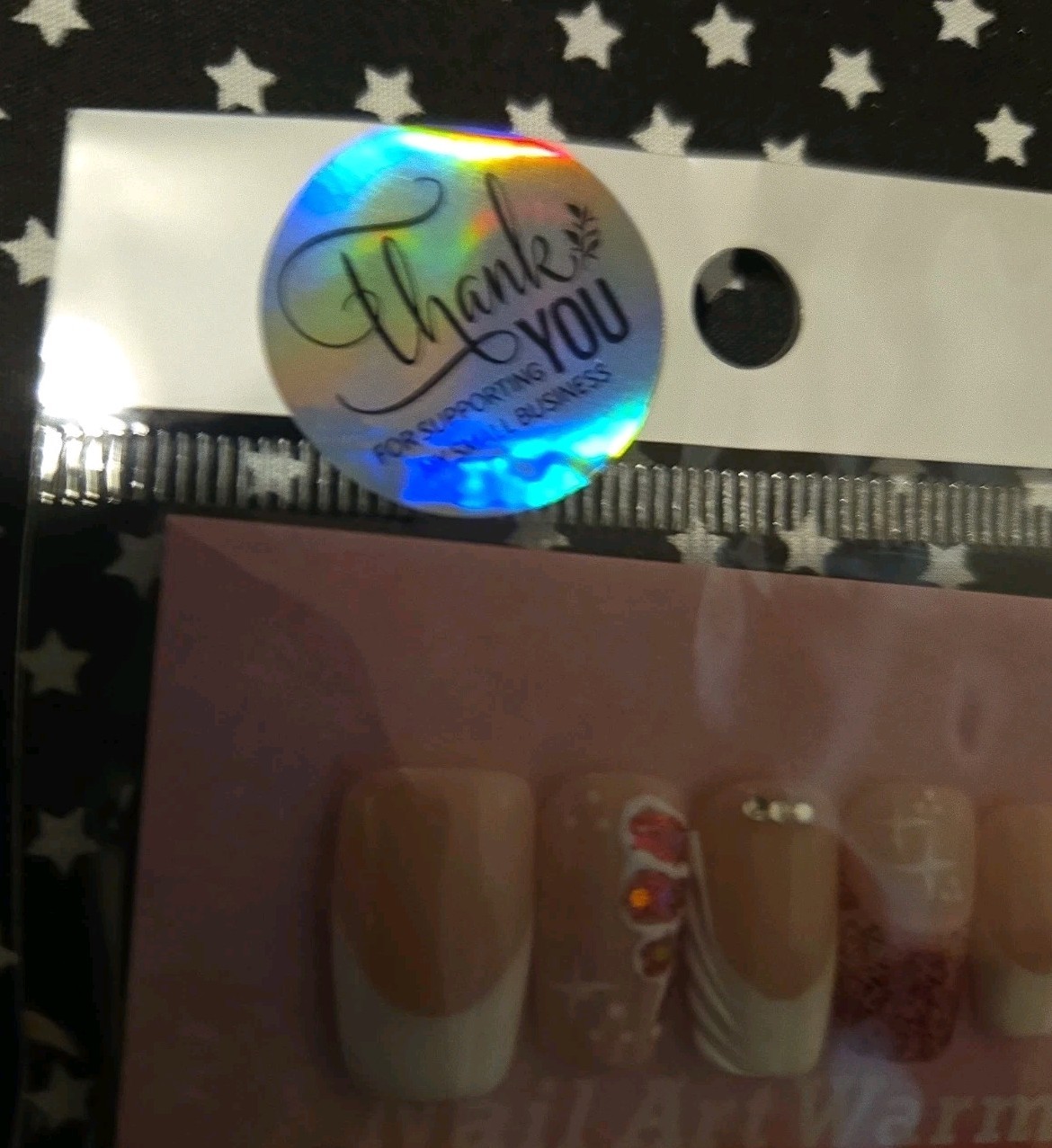 French Design “Unbranded” Press On Nails Size S