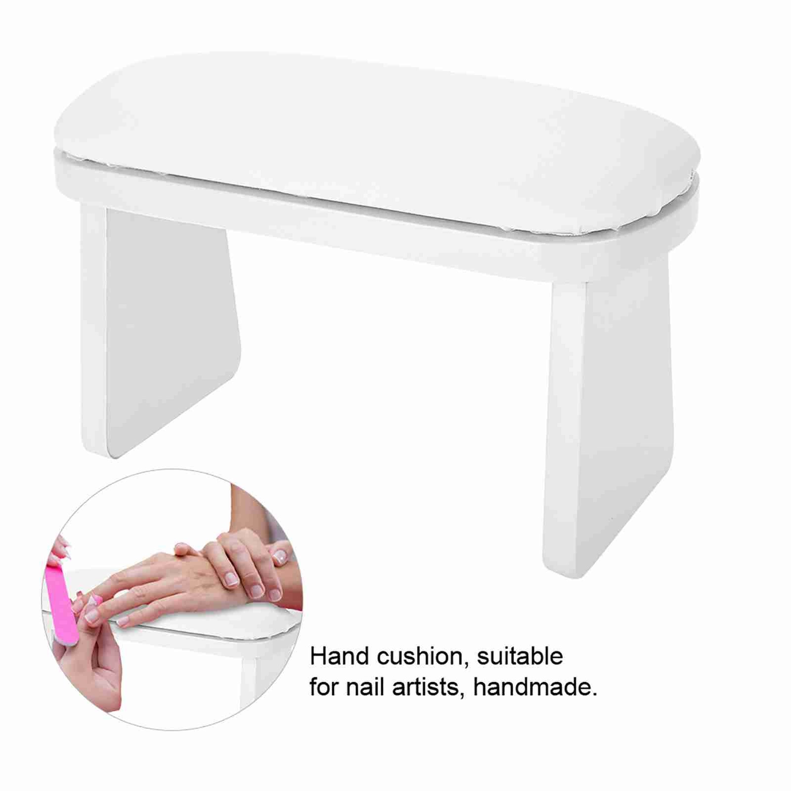 Nail Art Manicure Hand Rest Cushion For Arm Rest Manicure Salon White