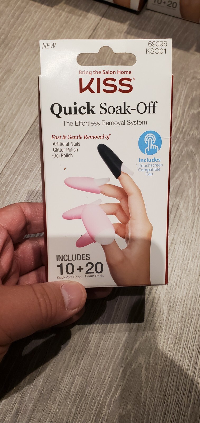 KISS QUICK SOAK-OFF EFFORTLESS REMOVAL SYSTEM #KSO01 (2 pack lot)
