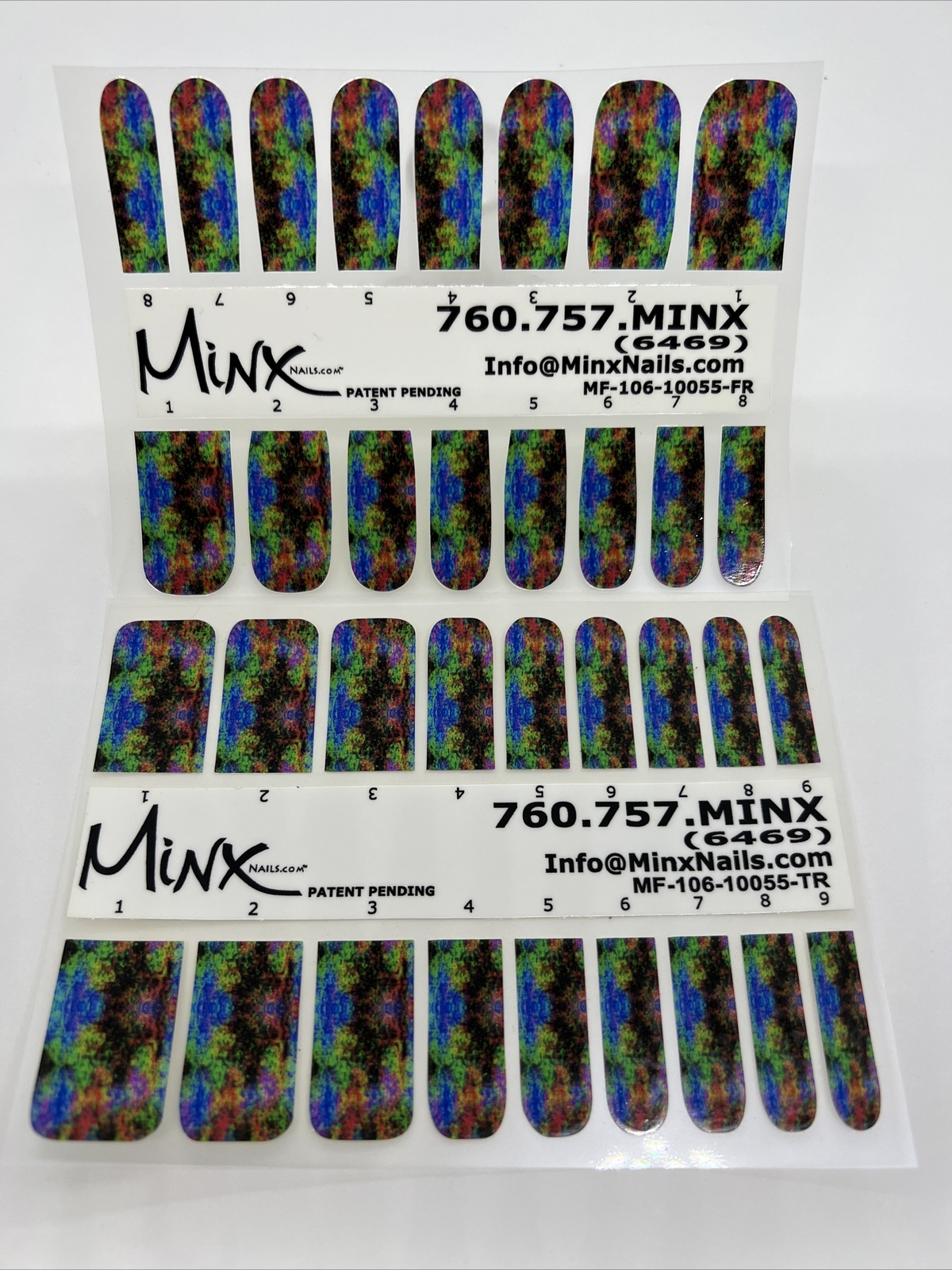 Minx Foil Nail Cover Nail Art Sticker Manicure Wraps