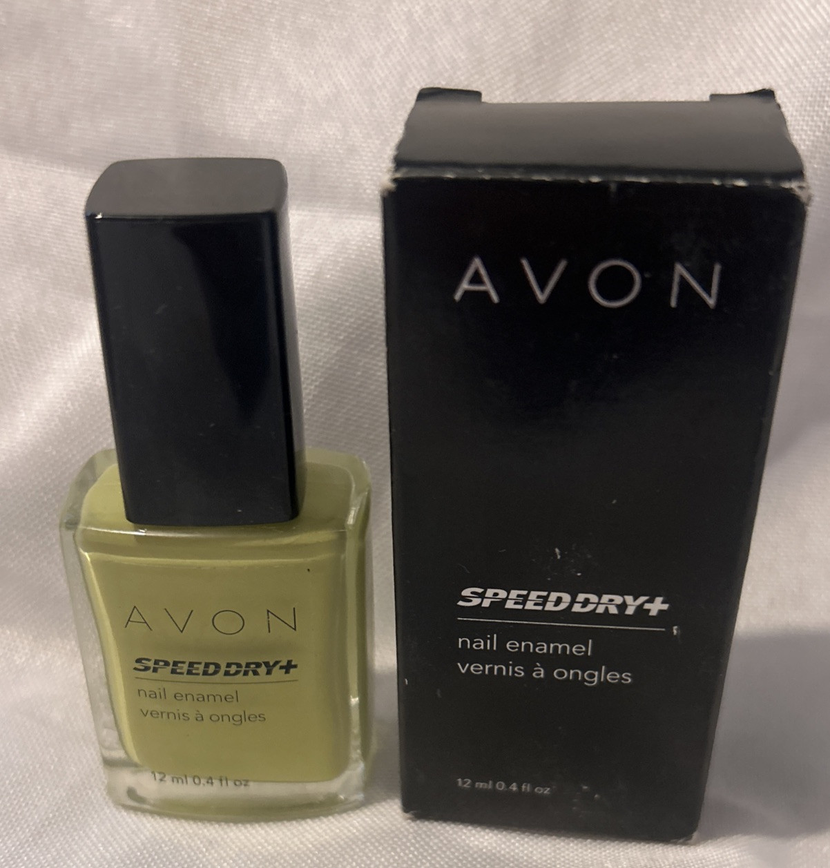 Avon Speed Dry+ Nail Enamel Lime Splattr 12 ml 0.4 fl oz nail polish nos