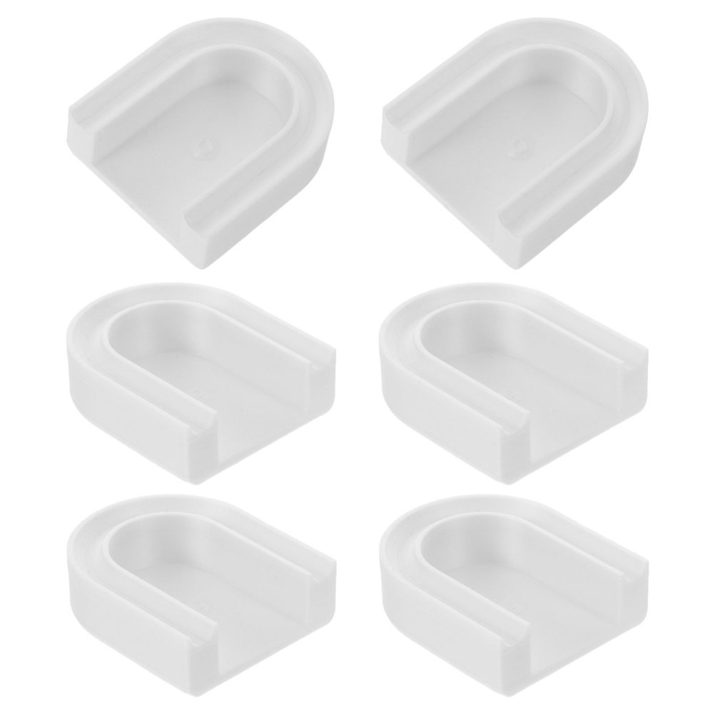 6 Pcs Manicure Cat Eye Aid Gel Polish Holder Accessoires Nail Art