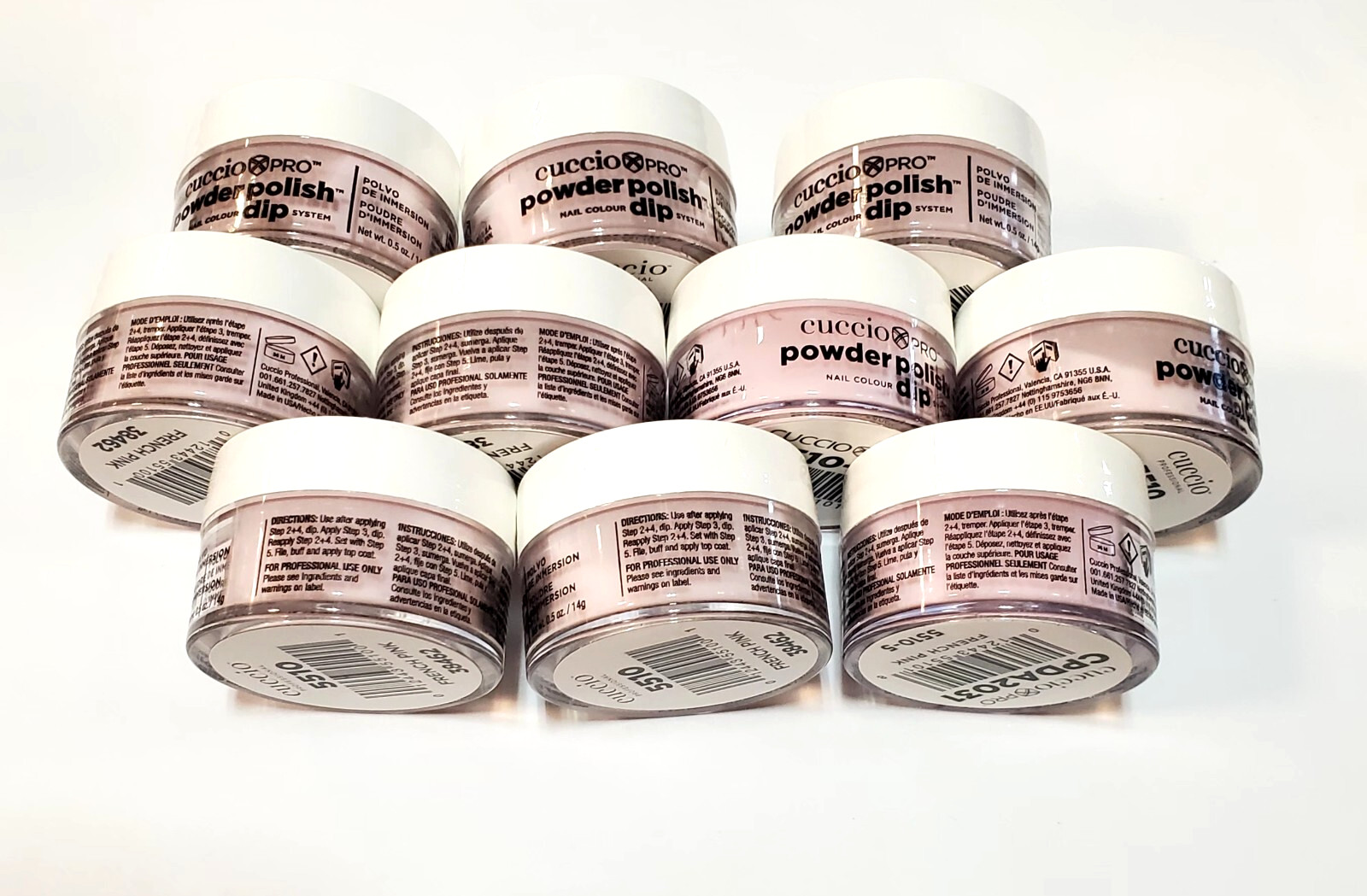 CUCCIO PRO Dipping Dip Powder Polish Nail Color French Pink 0.5 oz / 14g