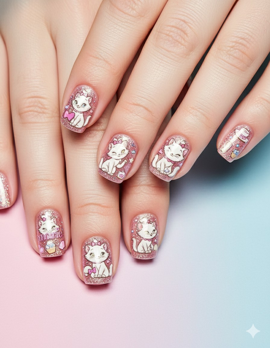 Adorable Marie Nail 5D Magic: Exquisite Embossed Art for a Salon-Quality Finish