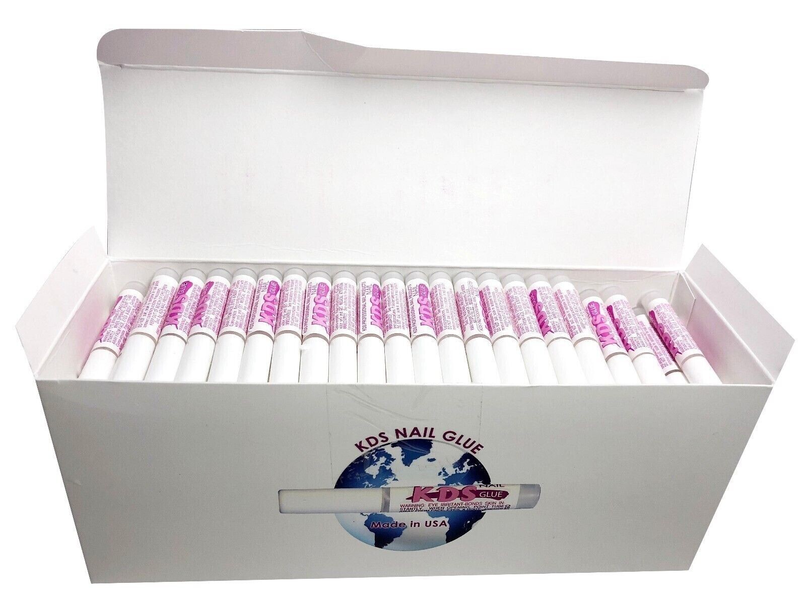 1 Box/250 pcs KDS Nail Tip Glues – Super Instant Bond for Acrylic Nails