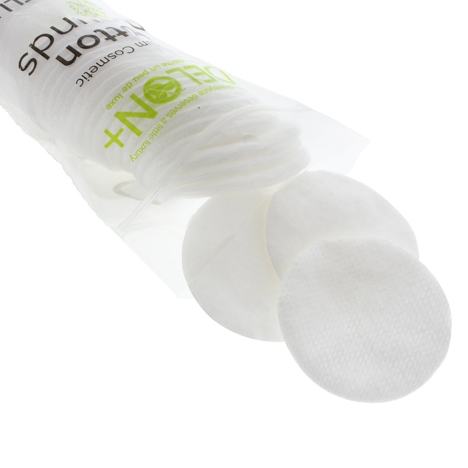 Delon Premium Dual-Sided Cotton Rounds, 100 Count (Pack of 1) – Lint-Free,