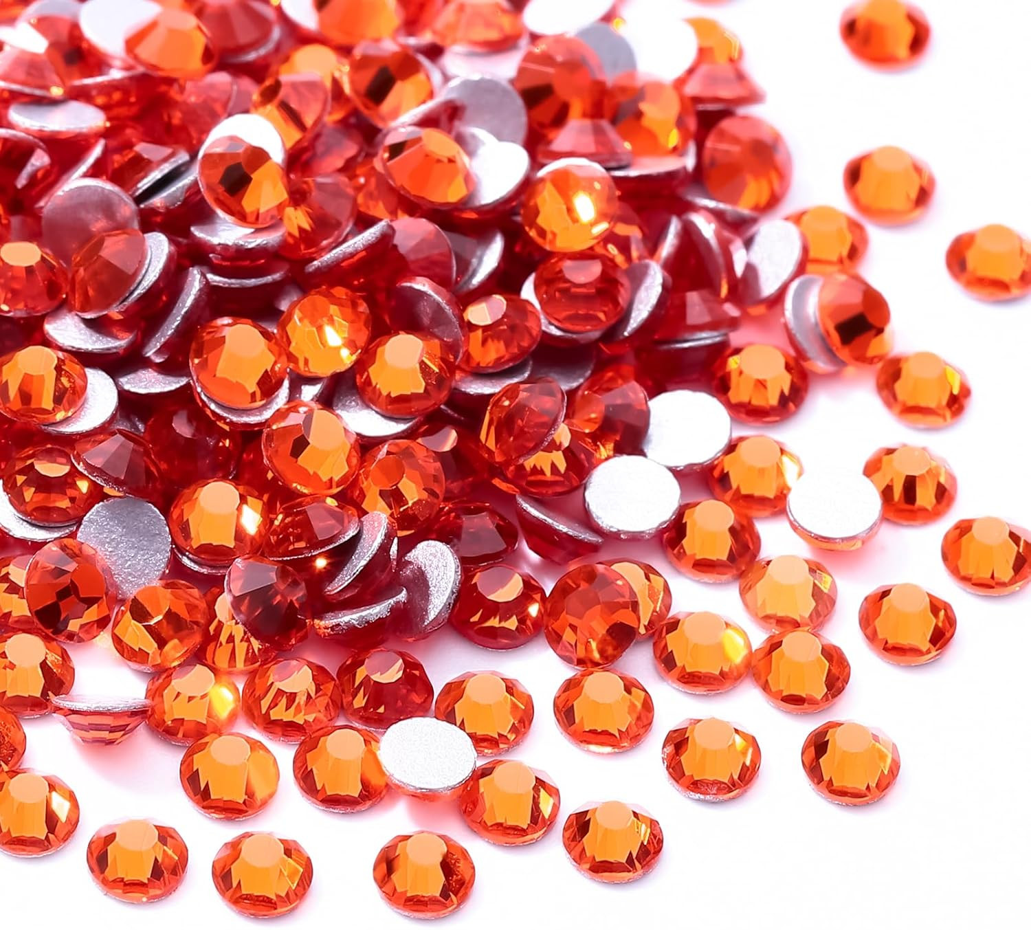 Hyacinth Flatback Rhinestones, Glass Rhinestones for Nail Art and Craft, Glue Fi