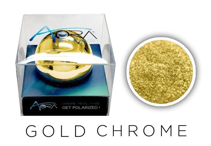Aora A5 Chrome Powder Gold