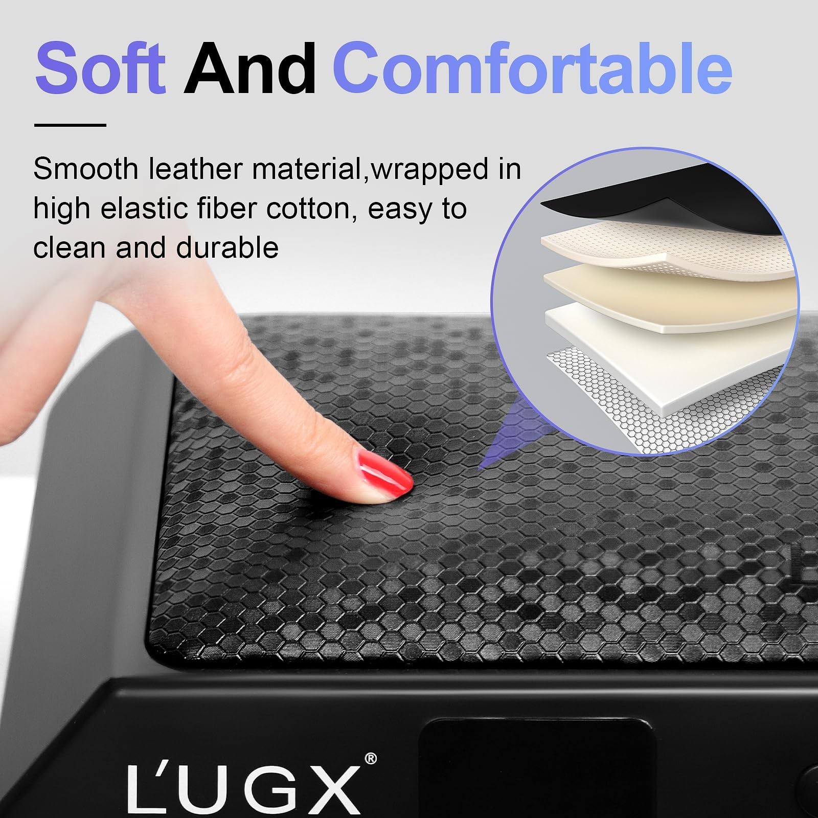 L’UGX Professional Nail Lamp for Gel Polish Dryer 72W LED UV Nail L… Fast Ship