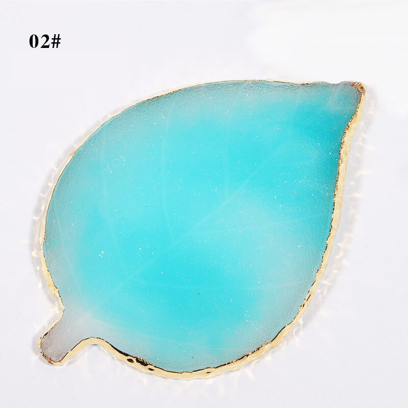 Resin Nail Art Mixing Painting Palette Acrylic Gel Polish Holder Display Tools