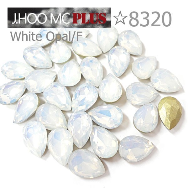 J.HOO Crystal 8320 Pear Flat Back Fancy Rhinestones 14×10mm Nail Art (6pcs)