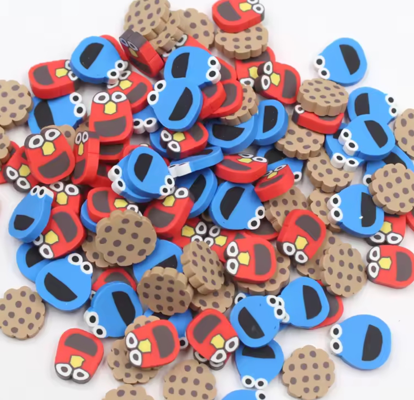 1 bag 3D cartoon polymer Clay Nail Art Fruit Slices hello Kitty.