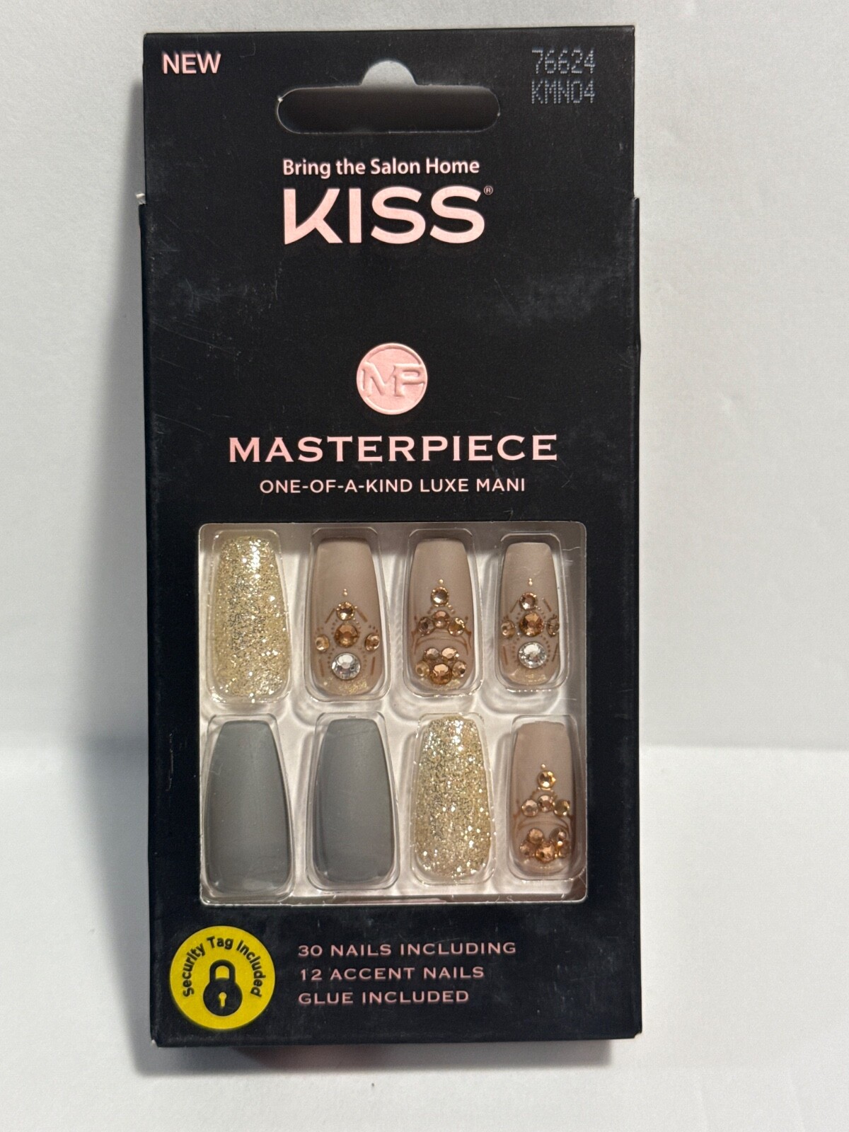 Kiss Masterpiece Press On Nails,Bling Rhinestone,YOU CHOOSE 👀my Page +