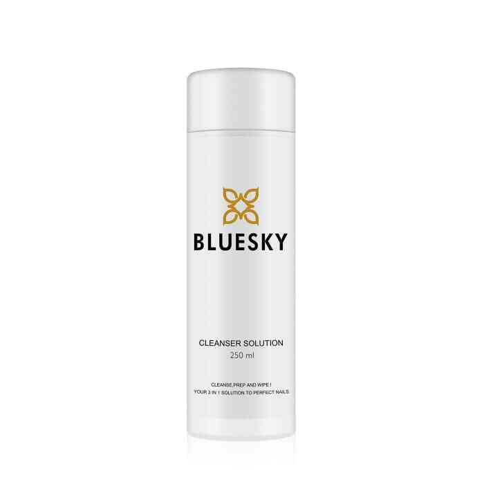 Bluesky Gel Polish Cleanser & Lint Free Wipes