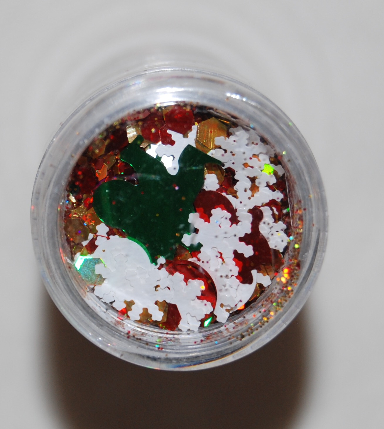 New Lot of 12 Boxes Multicolor Holiday Snowflake Glitter Nail Embellishments