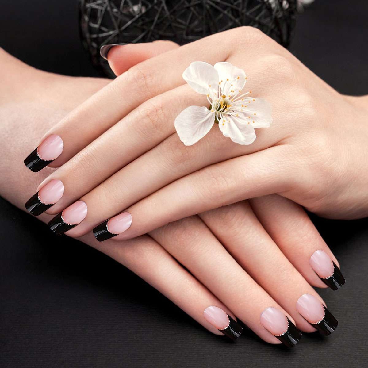 16pcs No Backing Gel Nail Stickers Full Nail Wraps Semi Cured Gel Nail Strips US