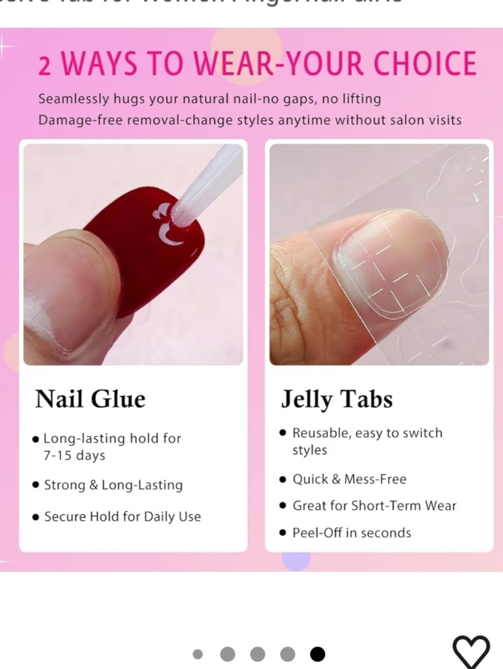 Wine Red Press On Nails