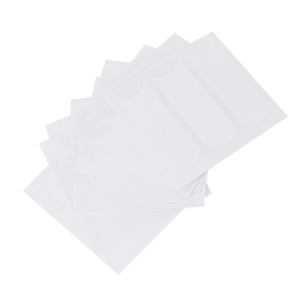 50 Sets DIY Manicure Line Stickers Reusable White Nail Art Tools