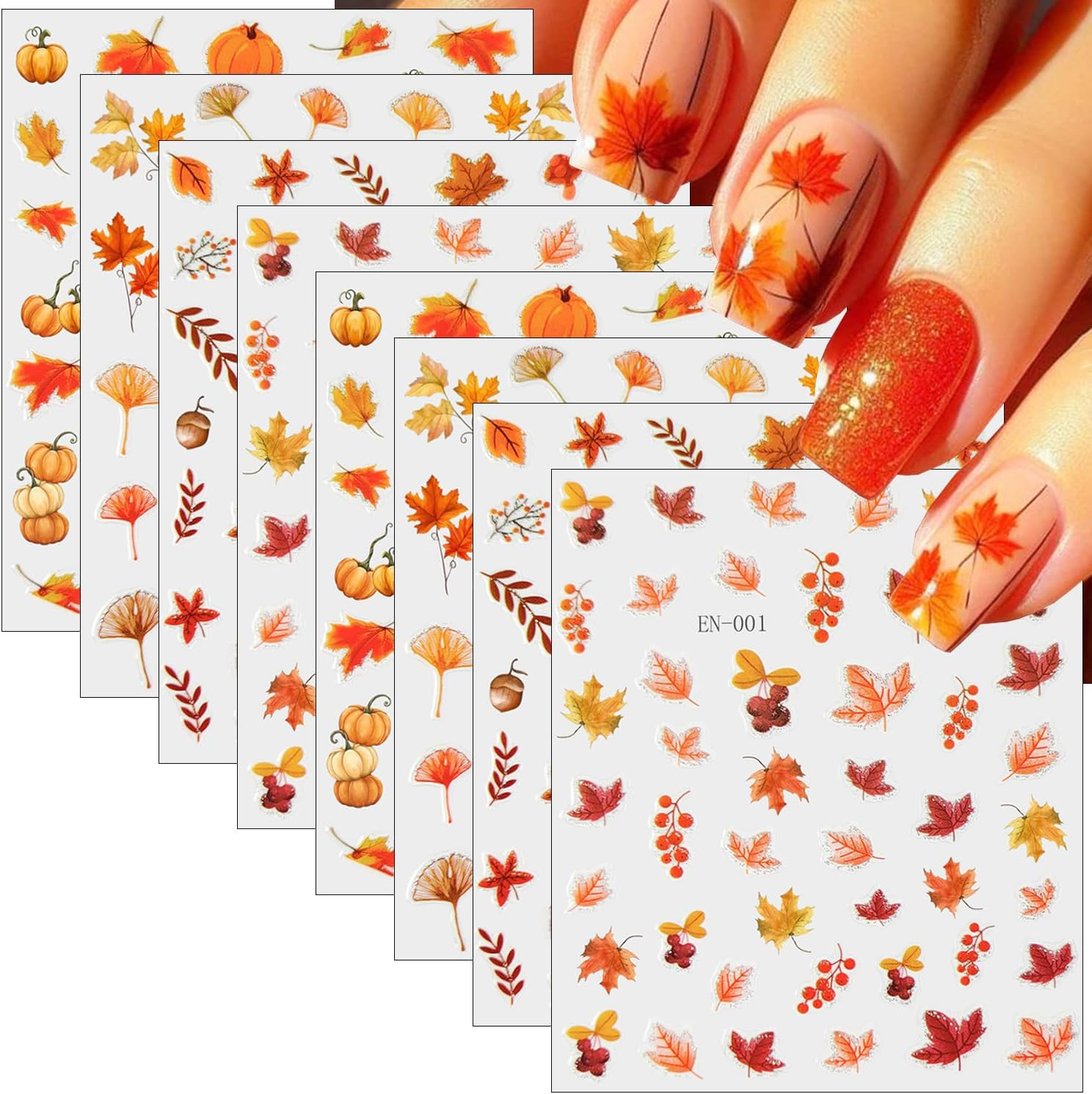 3Sheets 5D Embossed Bow Nail Stickers for Nail Art Self-Adhesive Bow Nail Decals