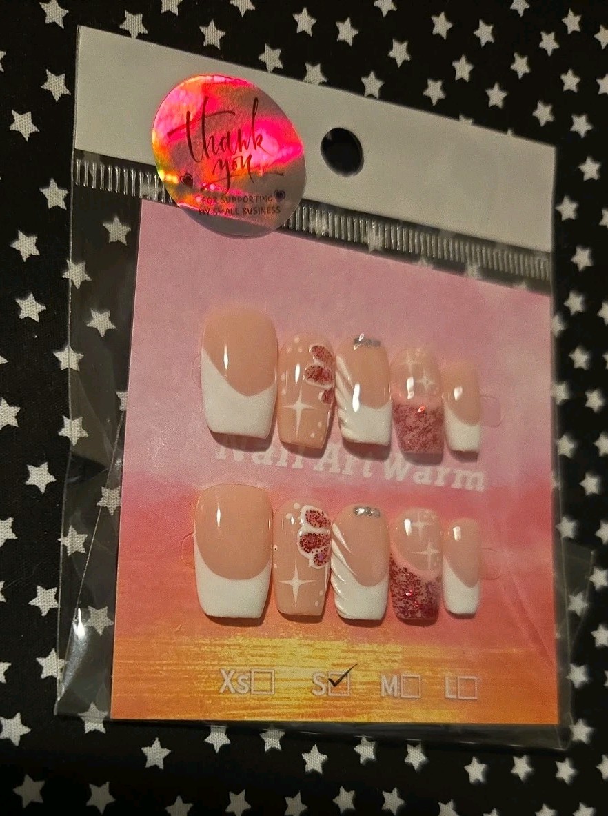French Design “Unbranded” Press On Nails Size S
