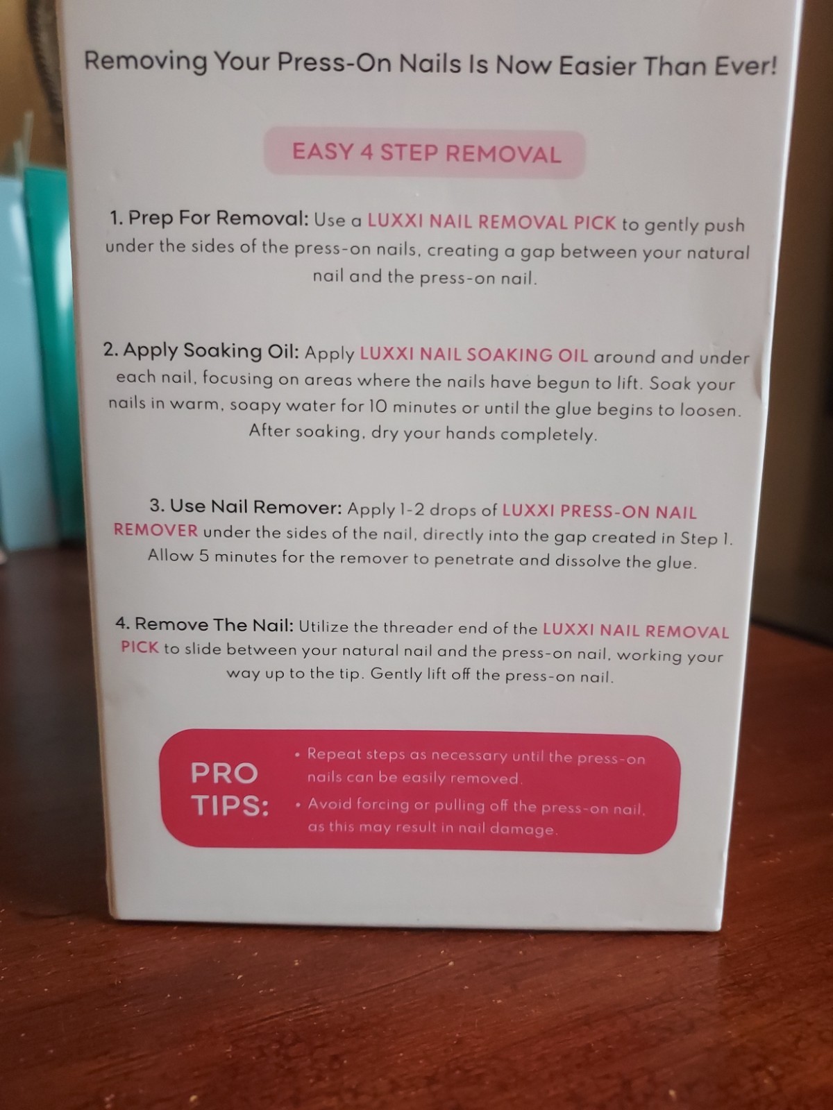LUXXI Press On Nail Removal Kit MSPR $24 New in Box