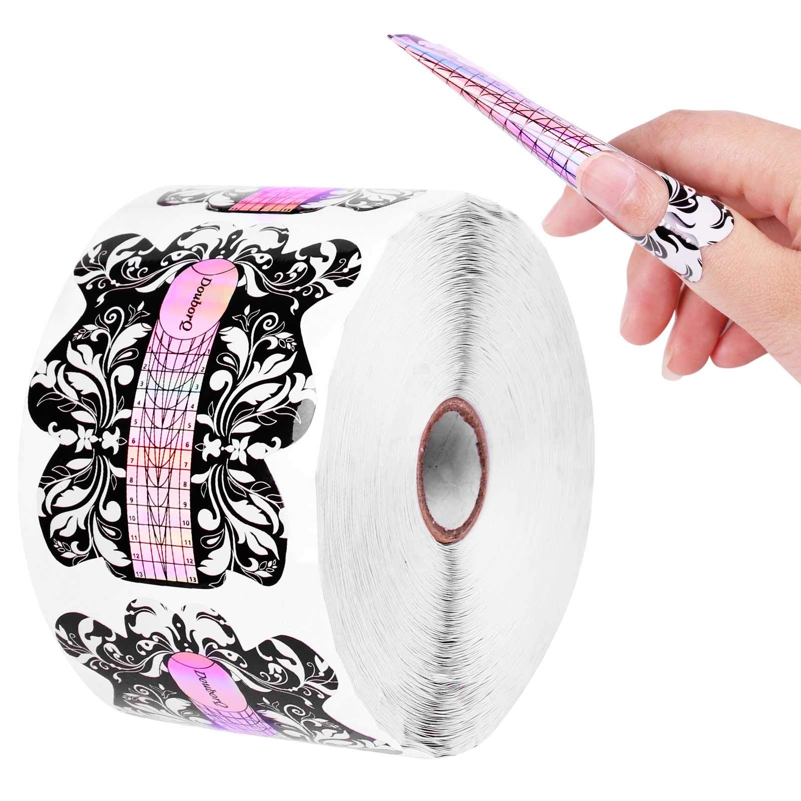 500PCS Acrylic Nail Forms,Nail Extension Tips,Nail Forms for Acrylic Nails,Ac…