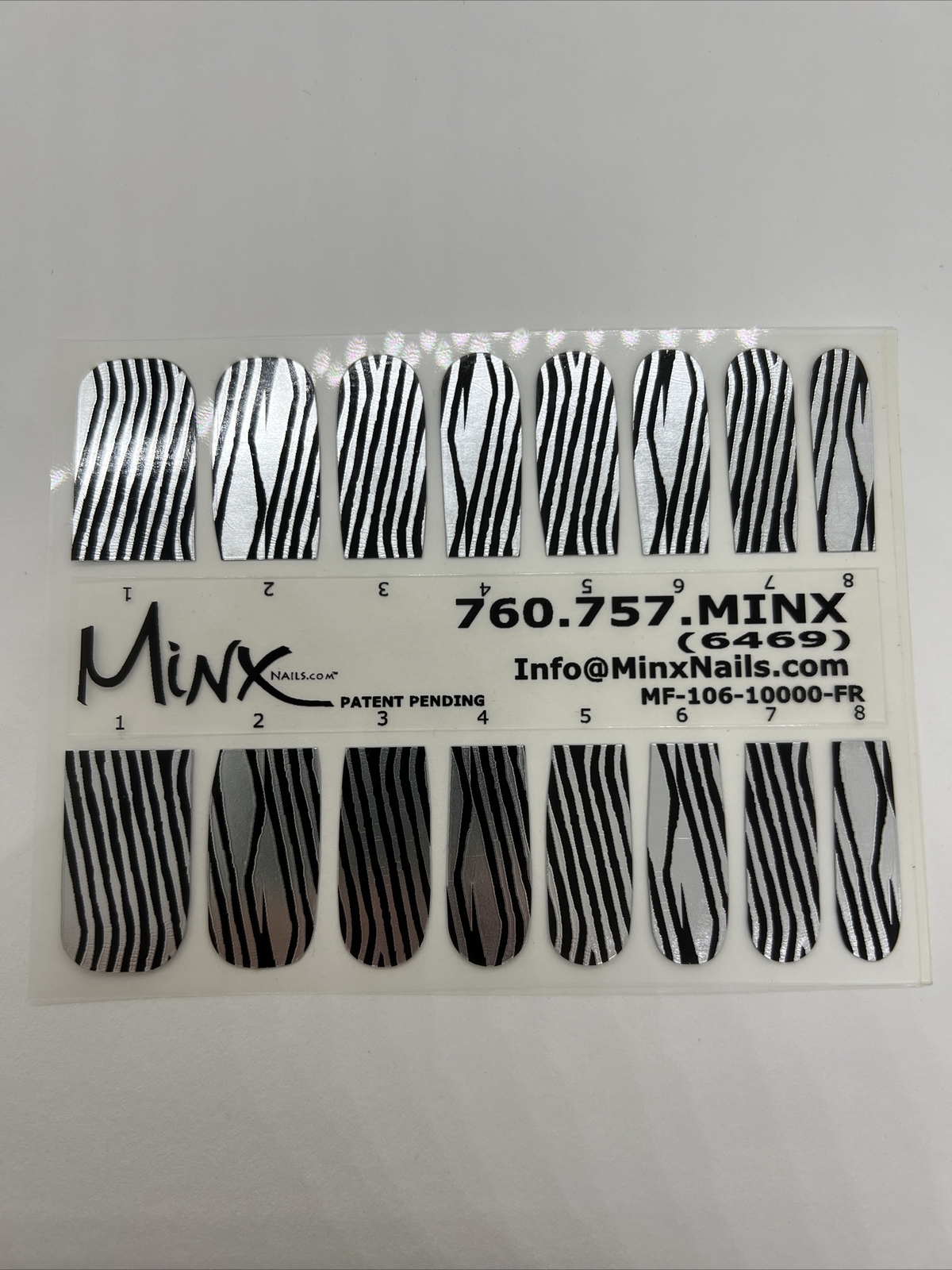 Minx Foil Nail Cover Nail Art Sticker Manicure Wraps