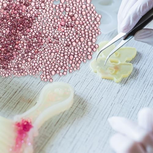 Iridescent Glass Tiny Bubble Beads, 0.4-3mm 20g No Hole φ0.4-3mm Korean Purple