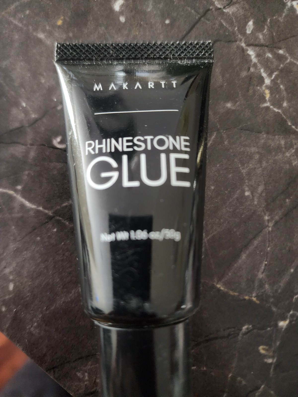 Makartt Black Transparent Rhinestone Glue 1.06 oz Easy Cleaning Nail Art