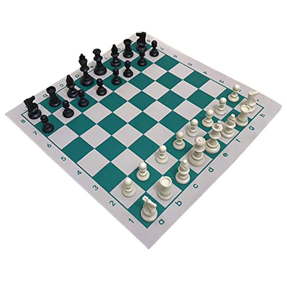 KASCLINO Tournament Chess Mat, PU Leather 34.5cm, As Picture Show