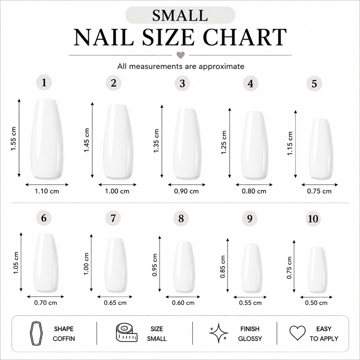 Warm Taupe Nude Coquette Bow Press-On Nails – Glossy Coffin Nails – Small
