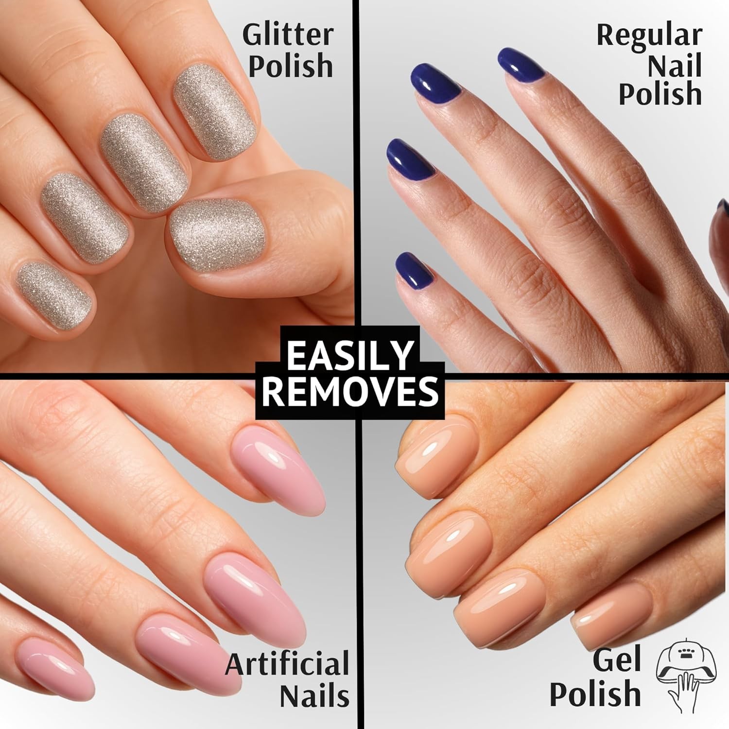 Pronto 100% Acetone Nail Polish Remover – Gel 16 Fl Oz (Pack of 1)