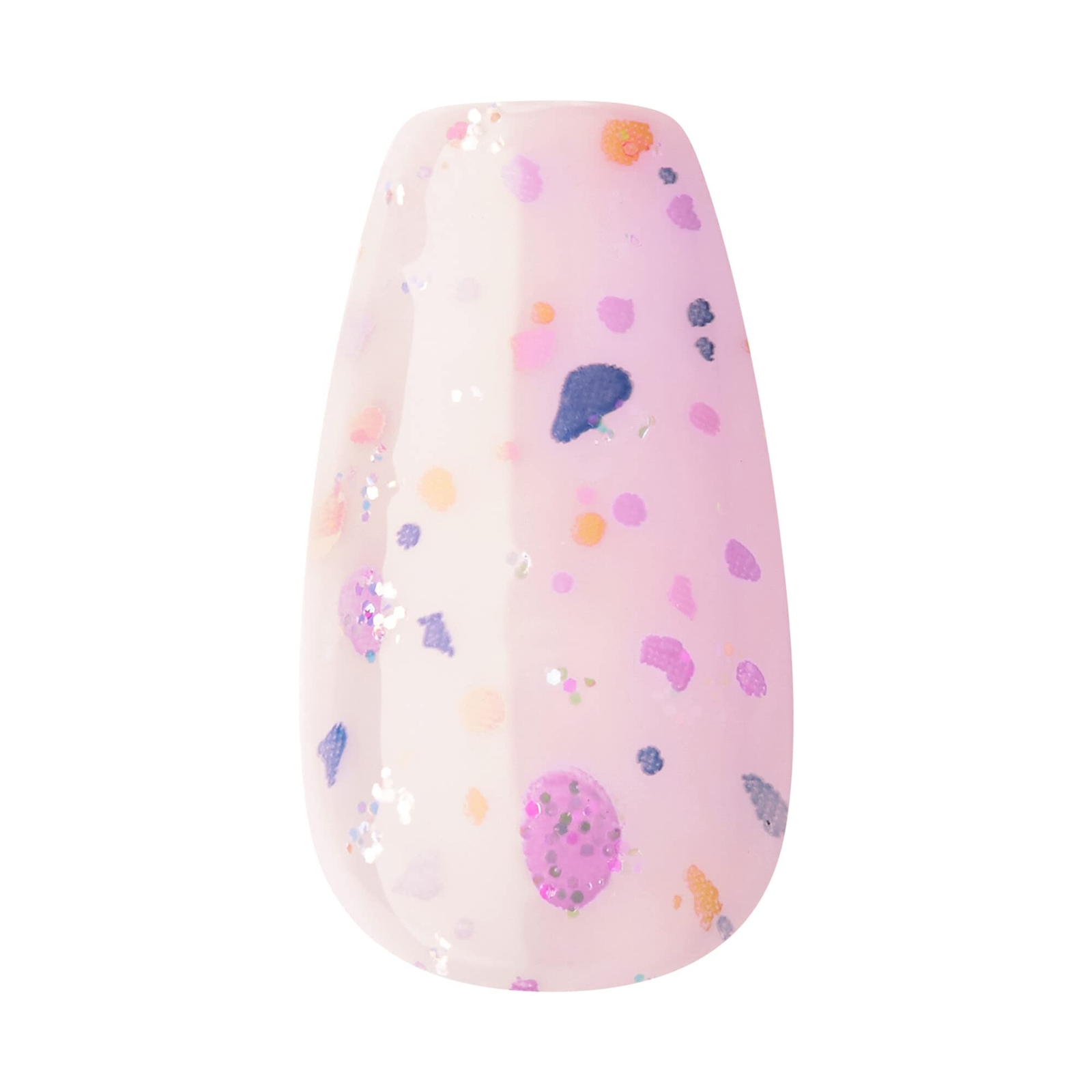KISS imPRESS No Glue Mani Press On Nails, All I Want’, Purple, Medium, Coffin