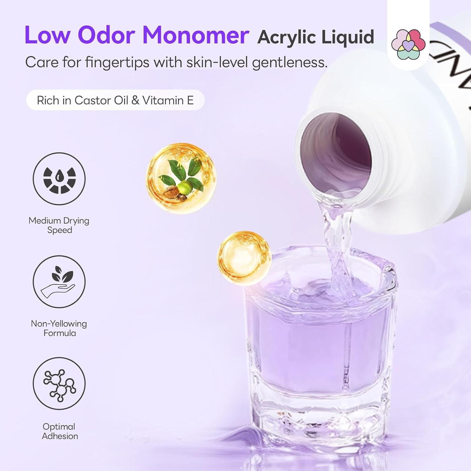 30g Clear Acrylic Nail Kit with 60ml Liquid – Perfect for DIY Nail Extensions